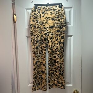 Juicy Couture Animal Print Velour Pants **Hemmed**
